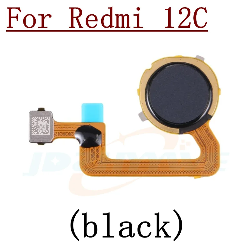 For Xiaomi Redmi 10 10c 12C Home Button Back Touch ID Scanner Fingerprint Sensor Flex Cable Phone Parts