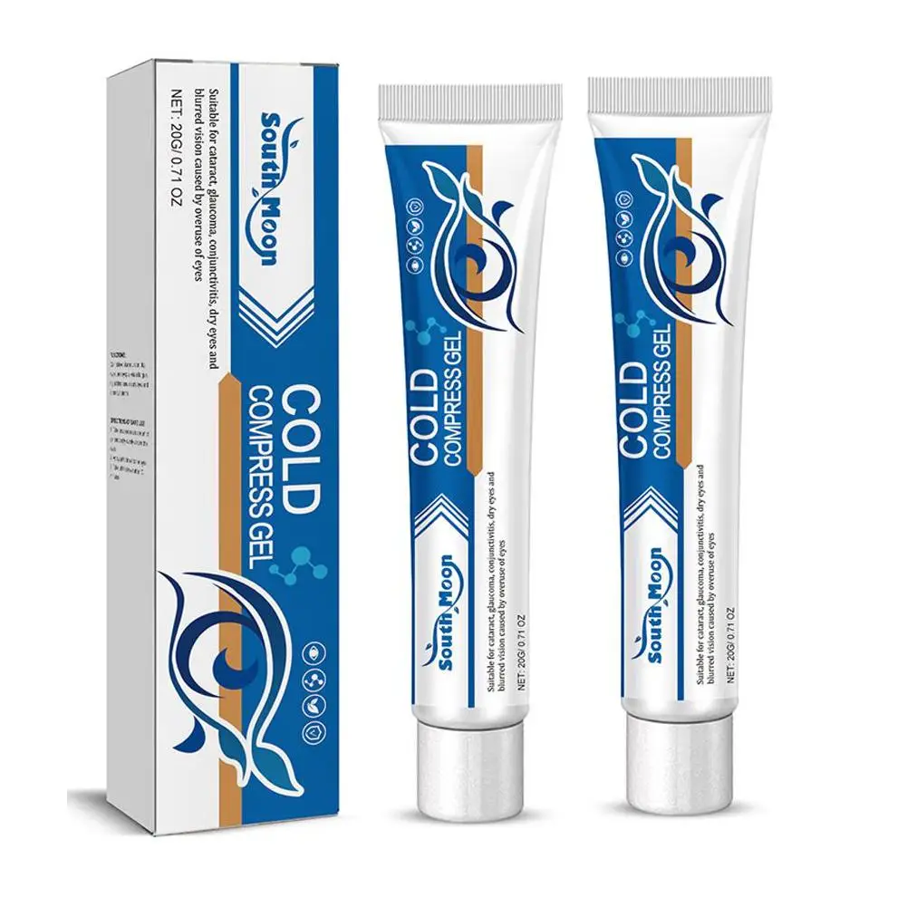 

Pack Of 2 Eye Gel For Dry Eyes | Eyelid Relief Ointment For Blepharitis And Irritation Soothing Moisturizing Eye Care Serum 20g