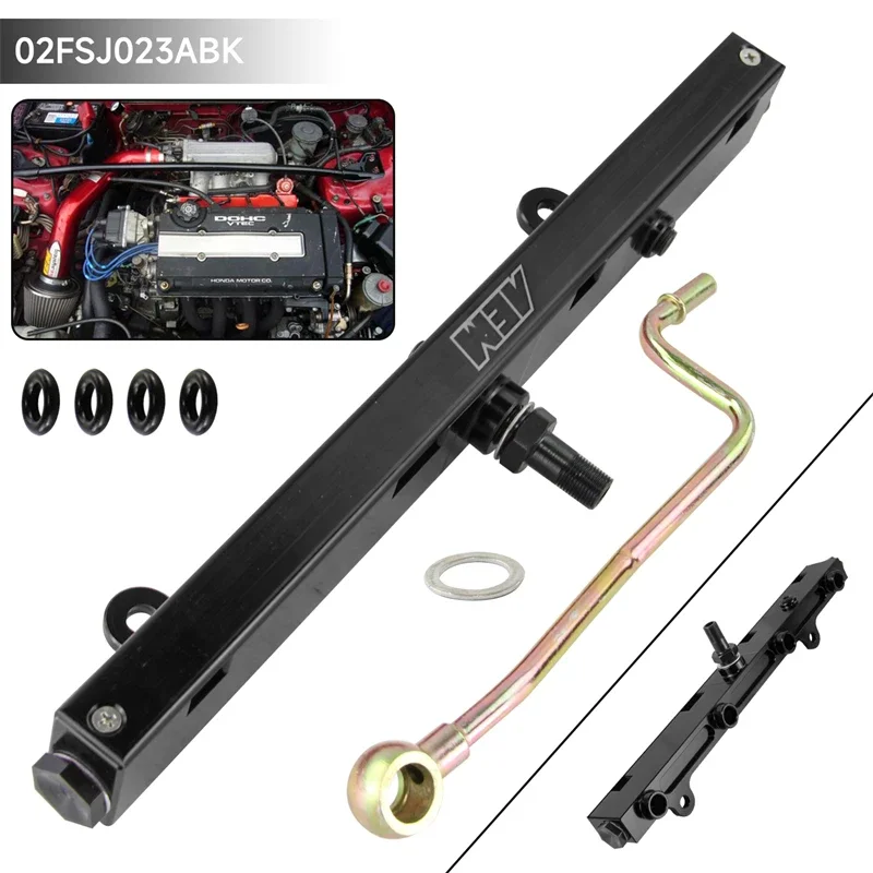 Red / Black Fuel Rail Fits For Honda Civic K20 K20A2 K20A3 K20Z1 Acura RSX Integra Type R EP3 DC5 K24 Aluminum - view 4