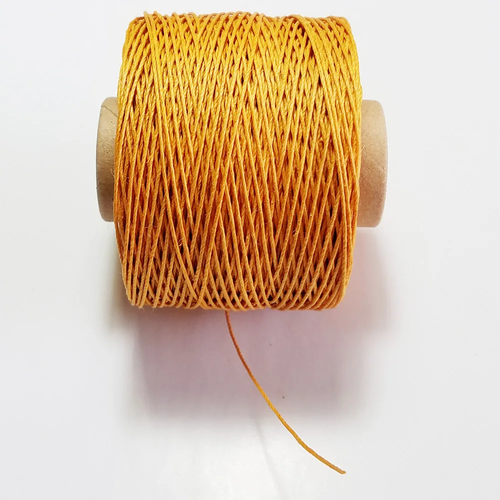100m Roll Colorful 100% Linen Waxed Thread Twine Cords High-Quality Water-Resistant for Leather Sewing Handmade Accessories DIY