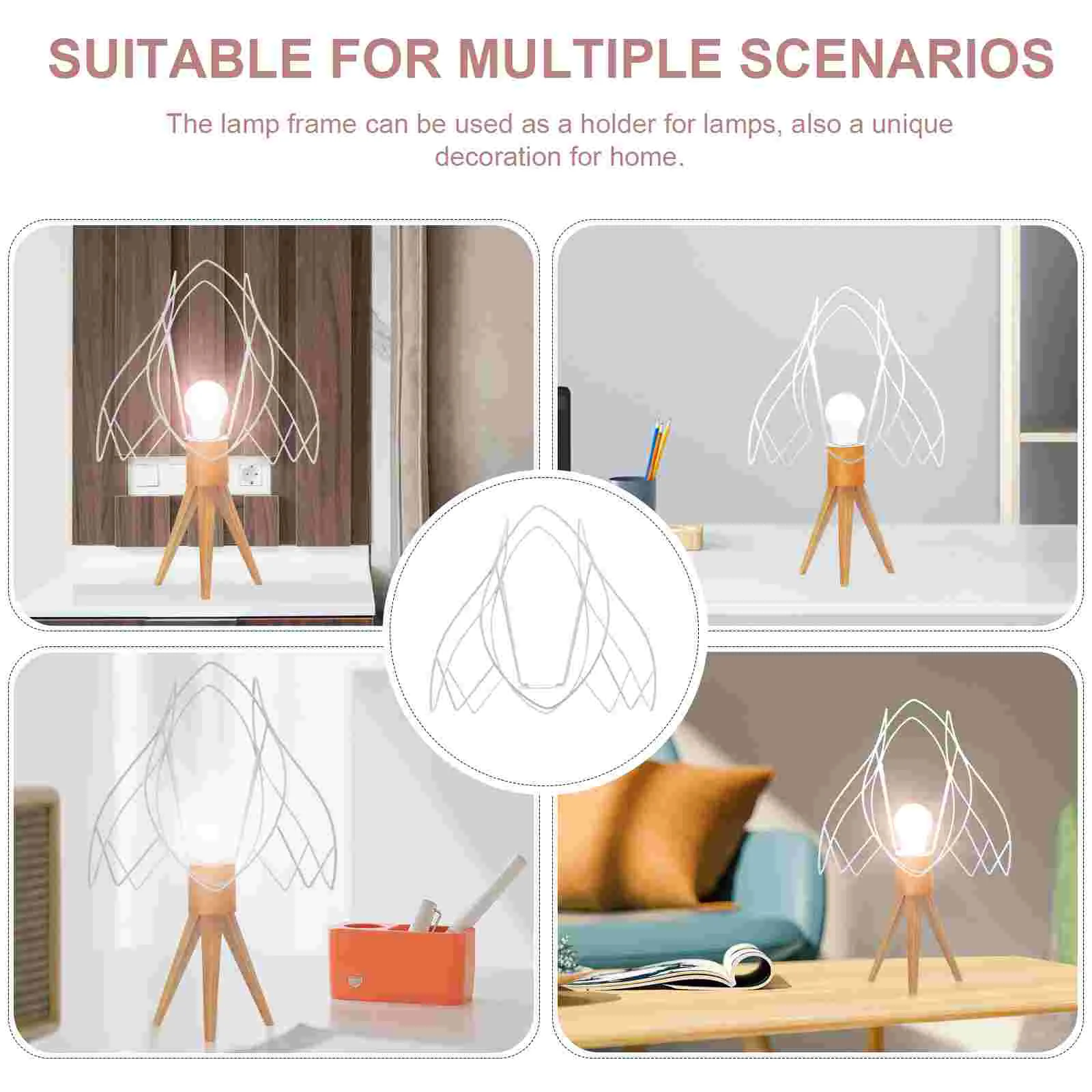 Accessories Shaped Light Stand Office Table Lamp Chandelier Iron Lampshades Lights Bracket