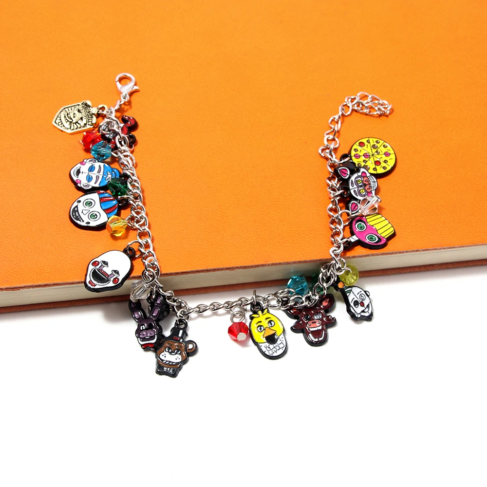 Bear Game Bracelet Clown Duck Rabbit And Funny Face Hand Accessory Pendant Cartoon Animal Themed Jewelry Gift