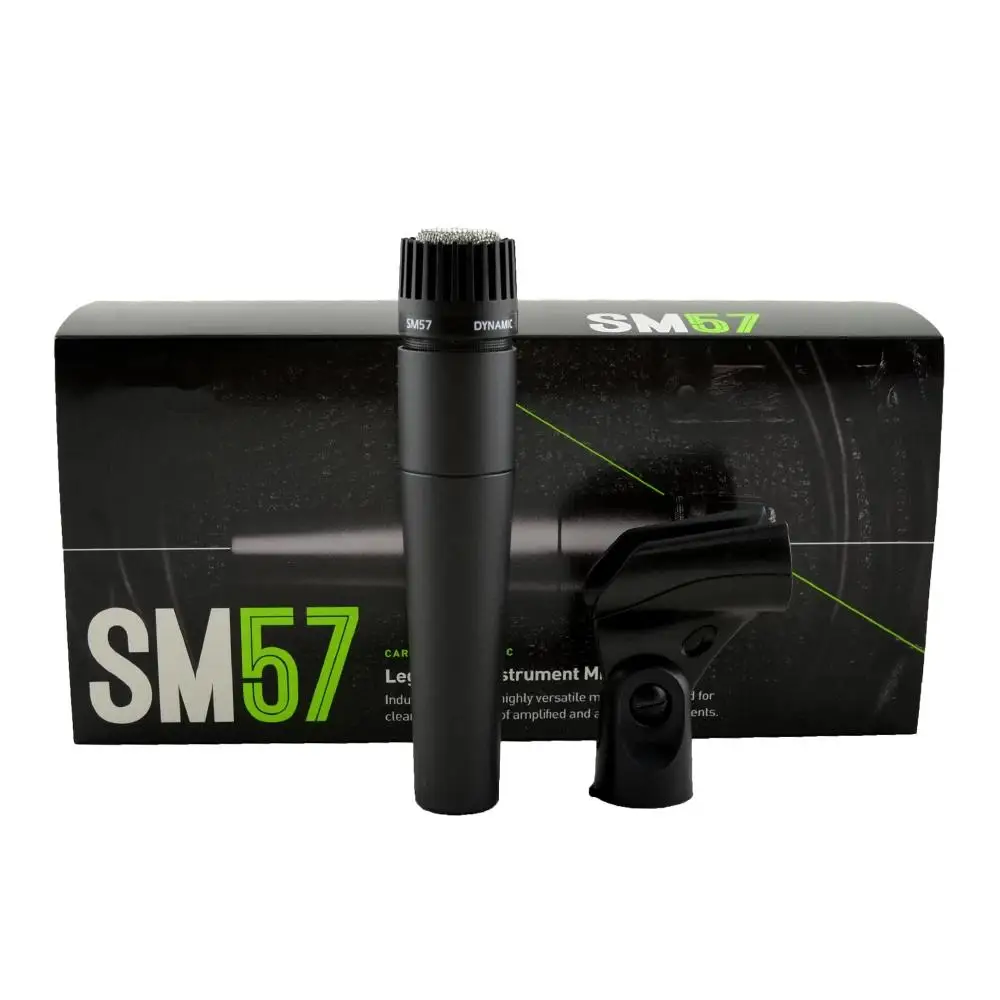 SM57 Professional Microphone Wired Dynamic Moving Vocal Handheld Karaoke Guitar Precision Tom Snare Drum Kit Instrument Mic
