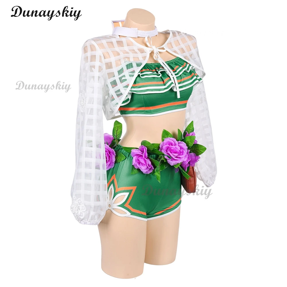 المنافسين السنجاب تأثيري ملابس السباحة زي تمويه ل دورين الأخضر النساء الفتيات البيكينيات مجموعة ملابس هالوين كرنفال البدلة فتاة