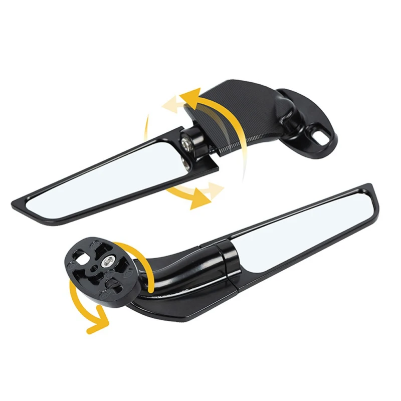 ForModified spoiler rearview mirror suitable for Kawasaki ZX12R, ZX14R, ZZR1400, and TR1400.