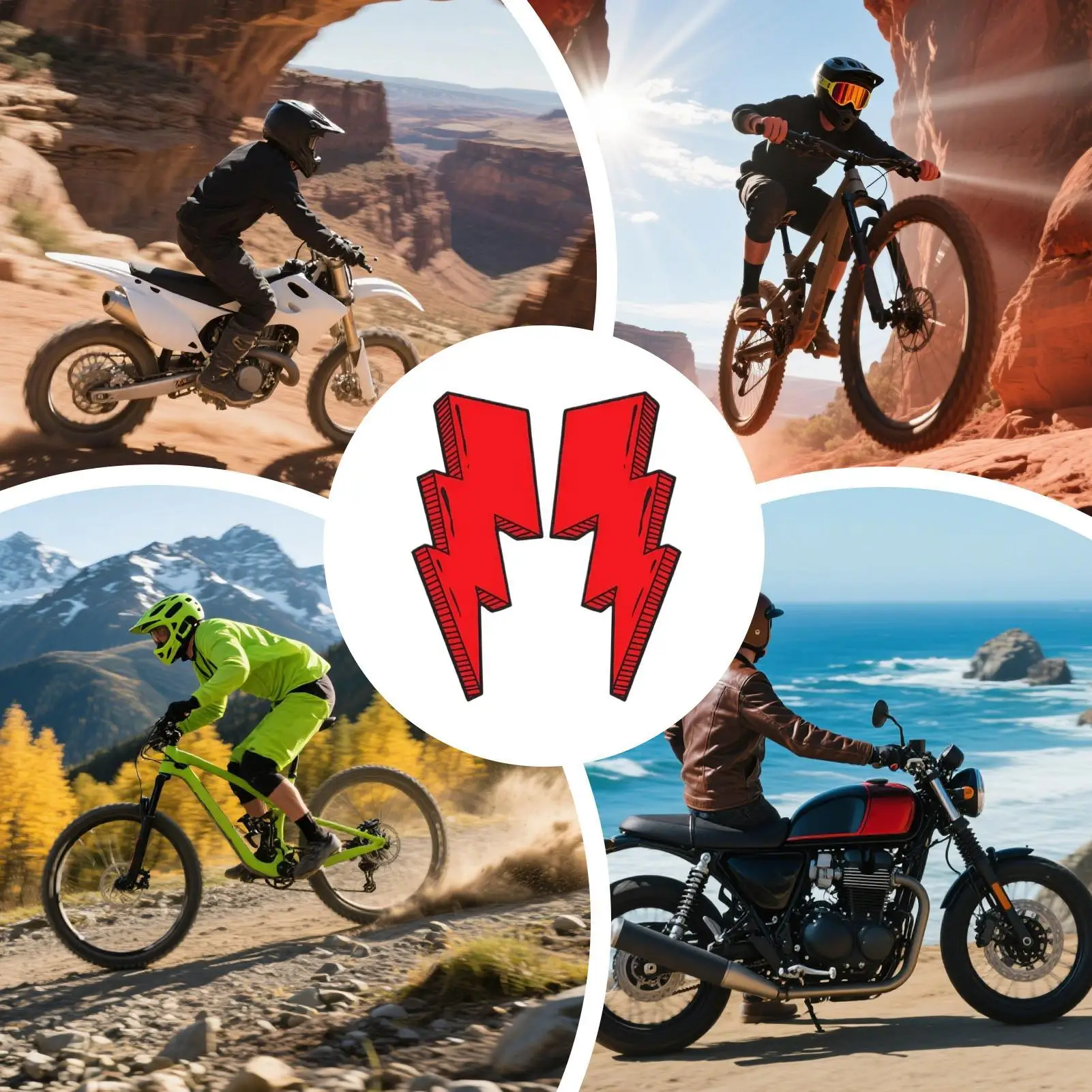 

Dirt Bike Stickers 5-Piece Cool Stickers For Mountain Bike Frame Weather-Resistant Motorcycle Decals For Scooter Motocross