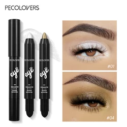 1 adet parlak kalem Eyeliner kalem yalan ipekböceği vurgulayıcı kalem gözler köşe parlatma inci Glitter göz farı sopa