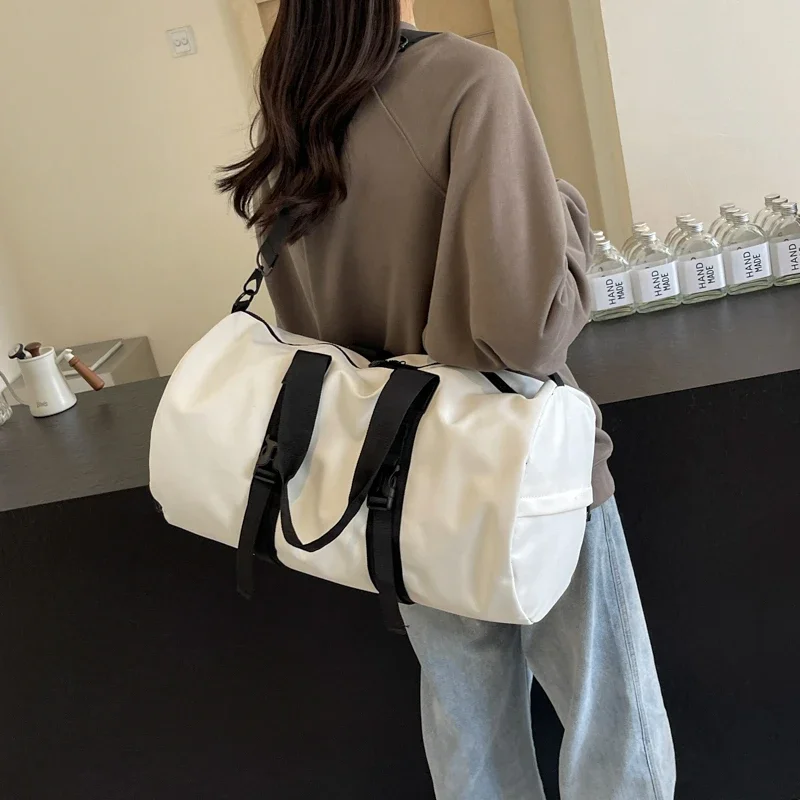 Bolsas de viaje informales con cremallera para mujer, bolsos Oxford de gran capacidad con múltiples bolsillos, ligeros, Unisex, 2024