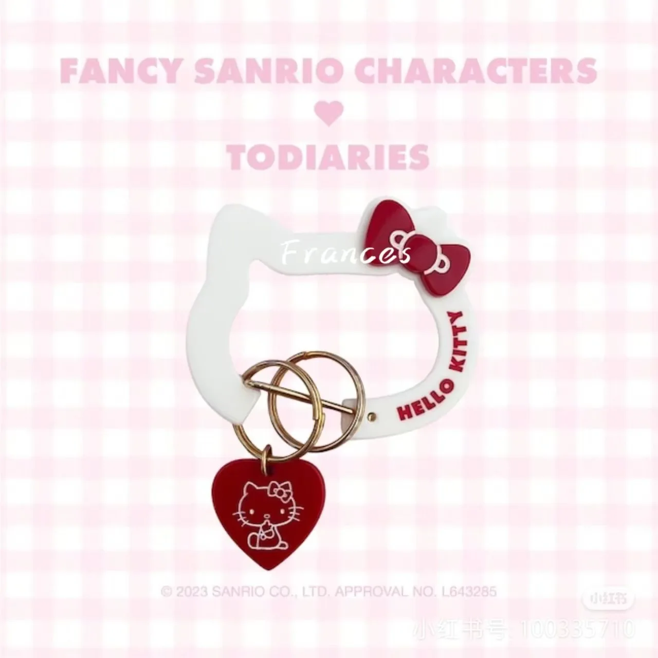 Hello Kitty Sanrio Series Cute Kt Cat Melody Carabiner Bag Pendant Keychain Anime Kawaii Girls Kids Keyring Toy Gifts Decor view 5