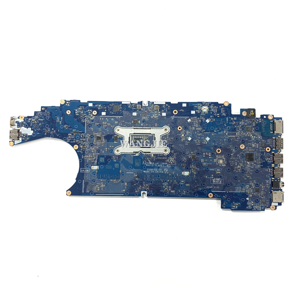 Sử Dụng FDW50 LA-J382P Mainboard Dành Cho Dành Cho Laptop Dell Latitude 5510 Bo Mạch Chủ SRGKV I7-10610U DDR4 CN-0JJ0XJ 0JJ0XJ JJ0XJ Tế