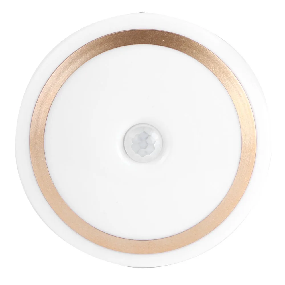 

Energy Saving Motion Sensor LED Night Light Battery Operated ABS Induction Lamp Wireless 6 LED Night Light Indoor Lighting