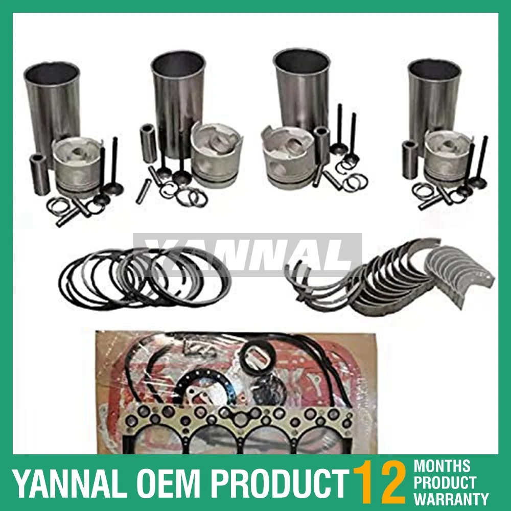 

Overhaul Rebuild Kit with Cylinder Sleeves For Deutz BF3M1011 F3M1011F Engine