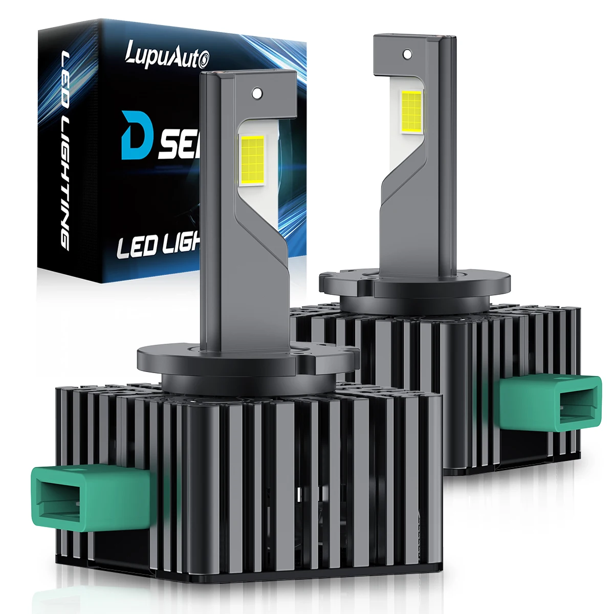 

Lupuauto 2 шт. 140 Вт D1S светодиодные автомобильные фары HID лампы D3S турбо фары 40000LM 6500K авто лампа CANbus без ошибок Plug & Play