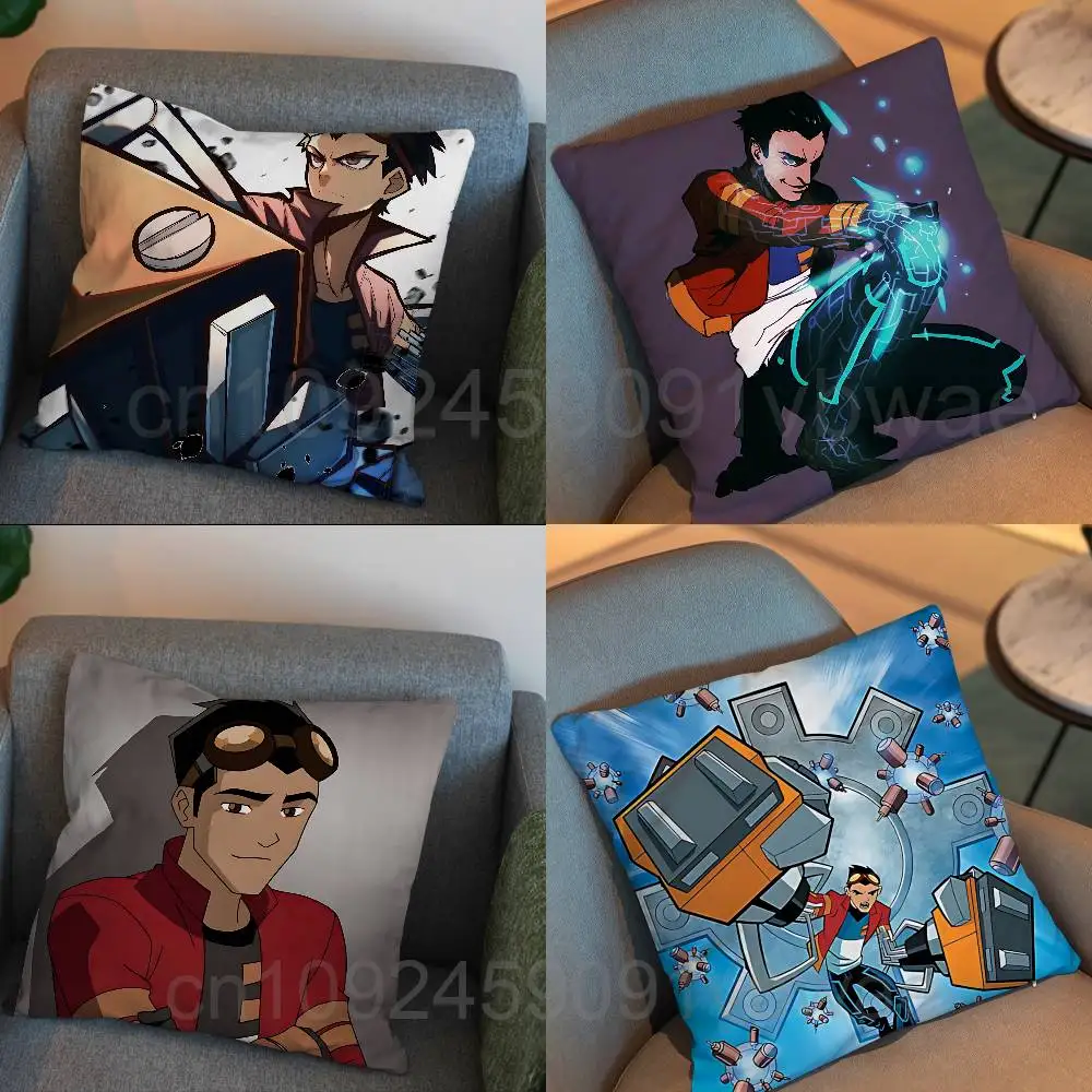animation Generator Rex Salazar Pillow Case Pillow Case Living Room Sofa Cushion Cover Suitable For Home Bedroom Room Decoration