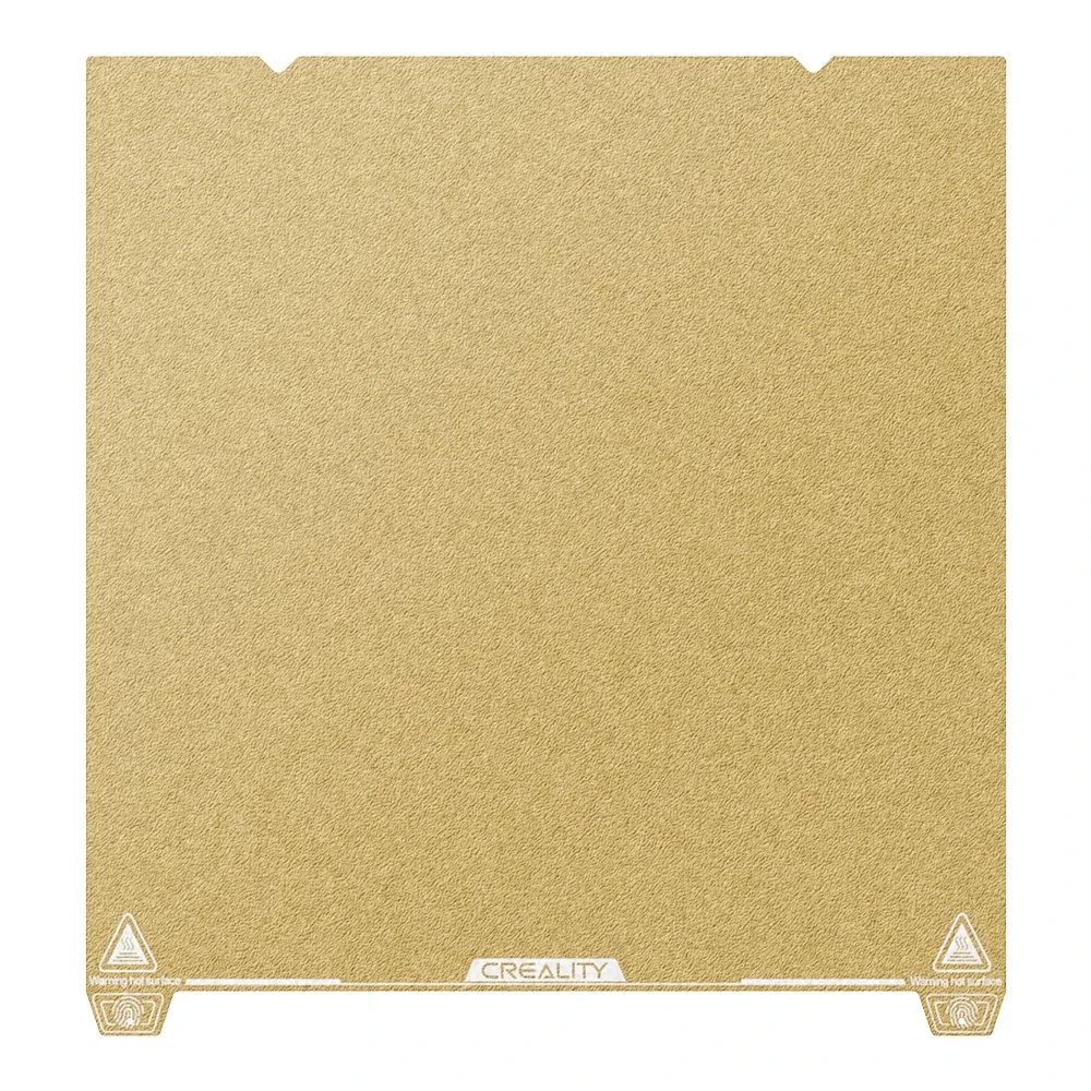 Creality 315x310mm Golden PEI Build Plate for Ender-3 V3 Plus/K1 Max 3D Printer Frosted PEI Power Coating Printing Platform