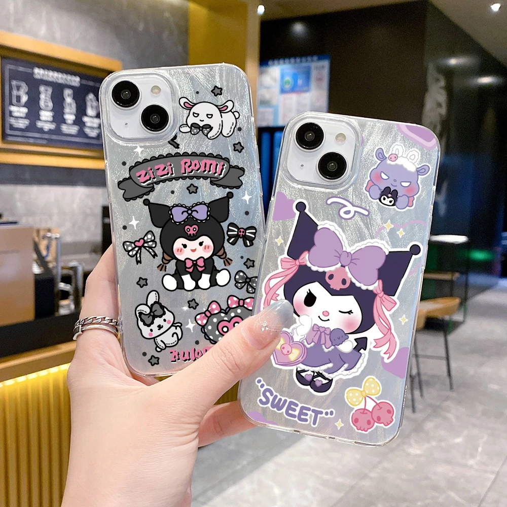 Baby Kuromi Cartoon Phone Case FOR OPPO REALME A1K Q C3 I C2 NOTE 50 NARZO 60 X N55 N53 50 I A 40 30 20 10 A PRO PRIME