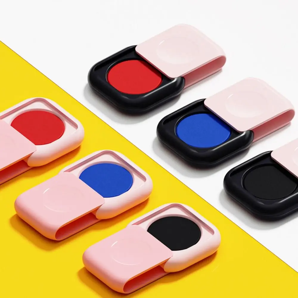 Clear Stamping Mini Fingerprint Ink Pad Finger Printing Anti-Fake Finger Signature Inkpad Portable Quick-drying Stamp Pad