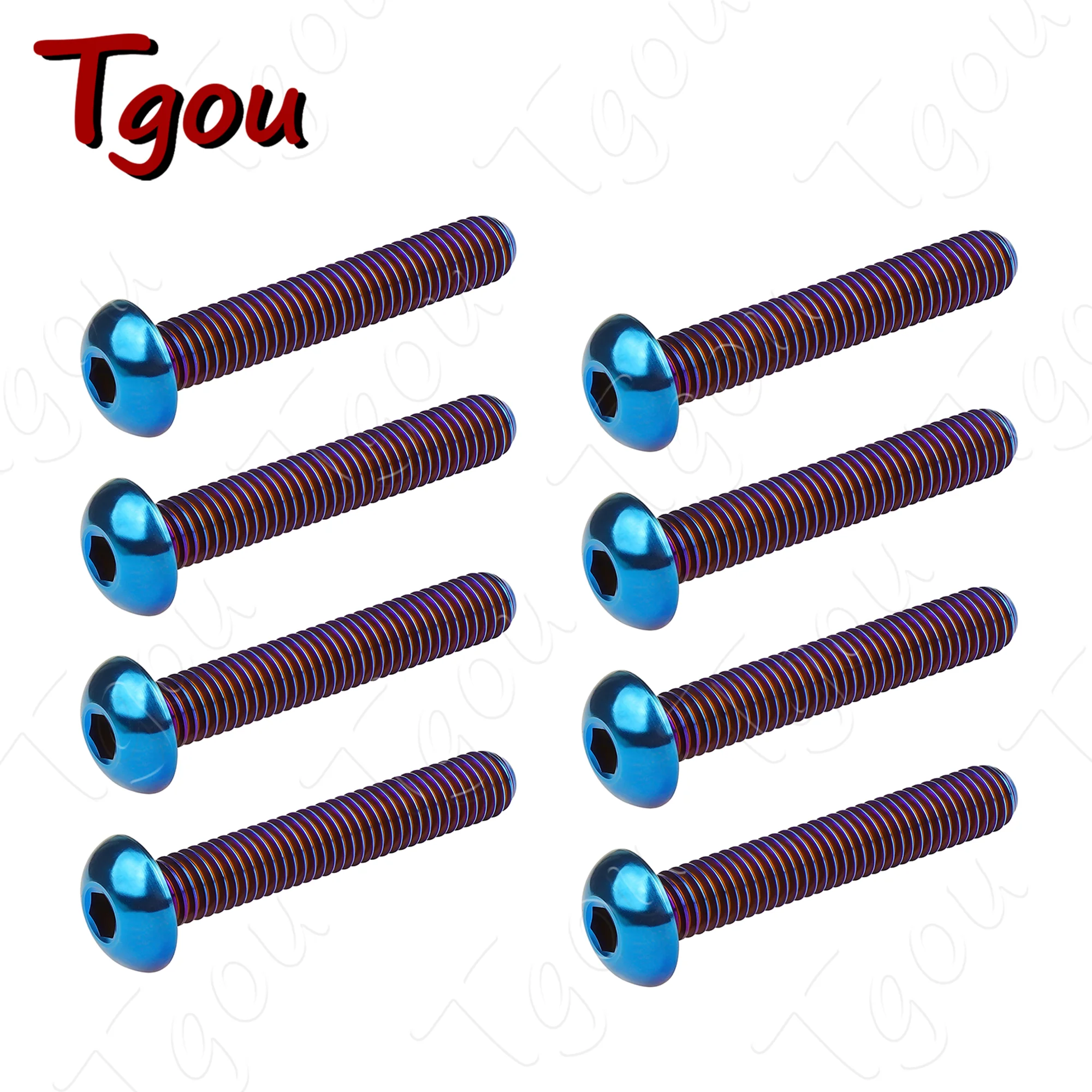 

Титановые болты Tgou M4x6/8/10/12/15/20 мм с шестигранной головкой для велосипедов, 8 шт./15 шт.