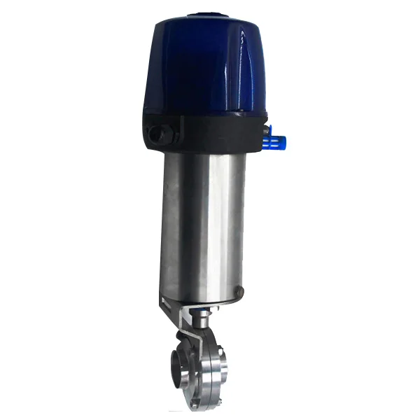 Sanitary Butterfly Valve Pneumatic Actuator With Intelligent Control Head