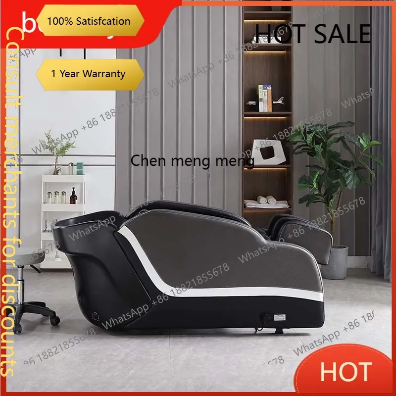 D5556 Thai electric massage shampoo bed high-end barber shop water circulation fumigation hair treatment shampoo bed hair salon