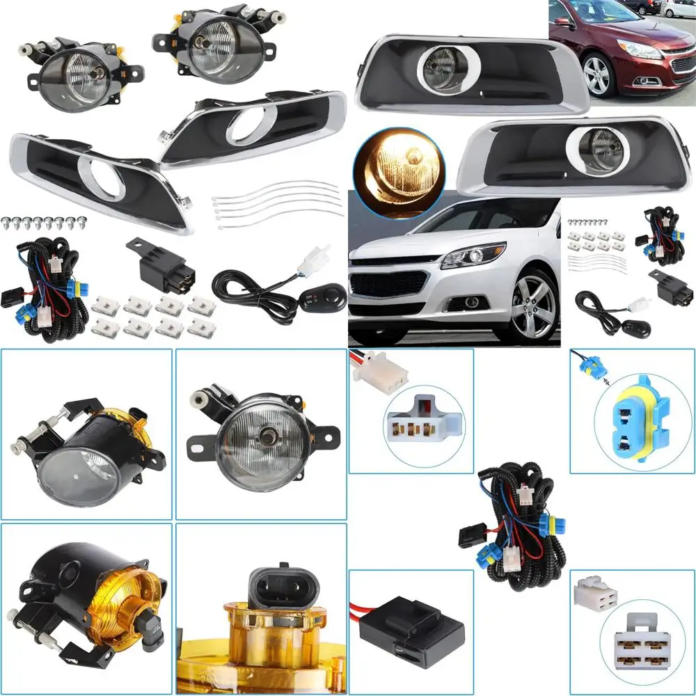 

Пара передних противотуманных фар с проводкой, переключателем и лампочками на 2013-2015 годы Malibu от GM