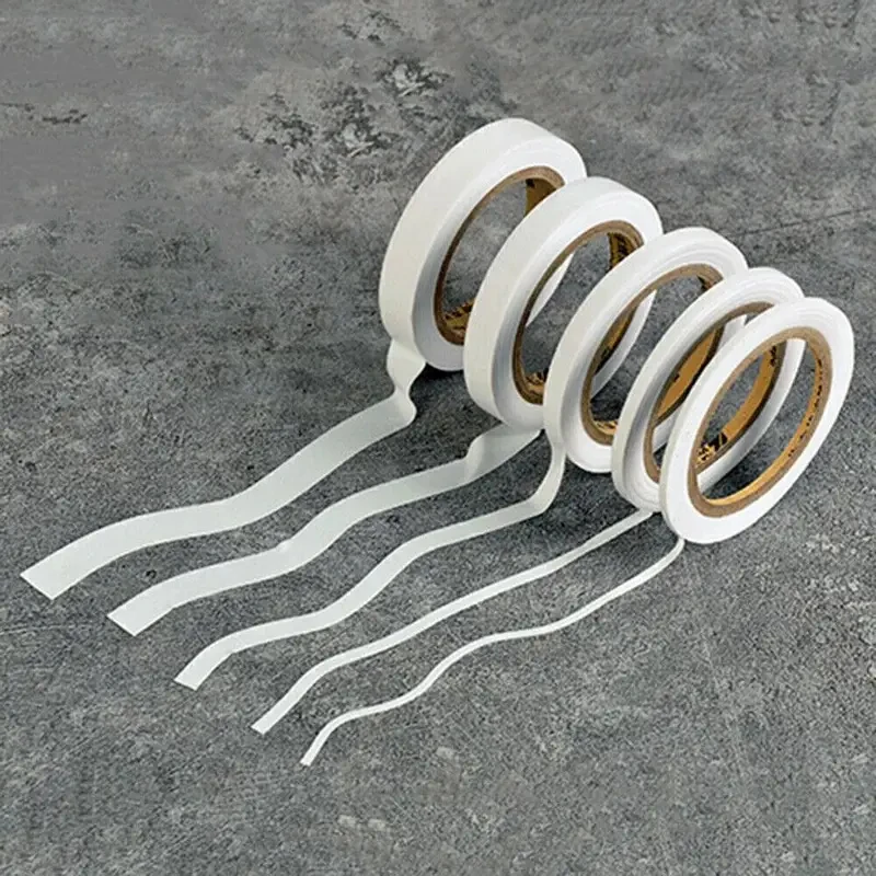 2 Rolls White Flexible Curve Masking Tape RC Model Spray Paint Tool Compatible With Tamiya Model Car Hobby DIY Decoration