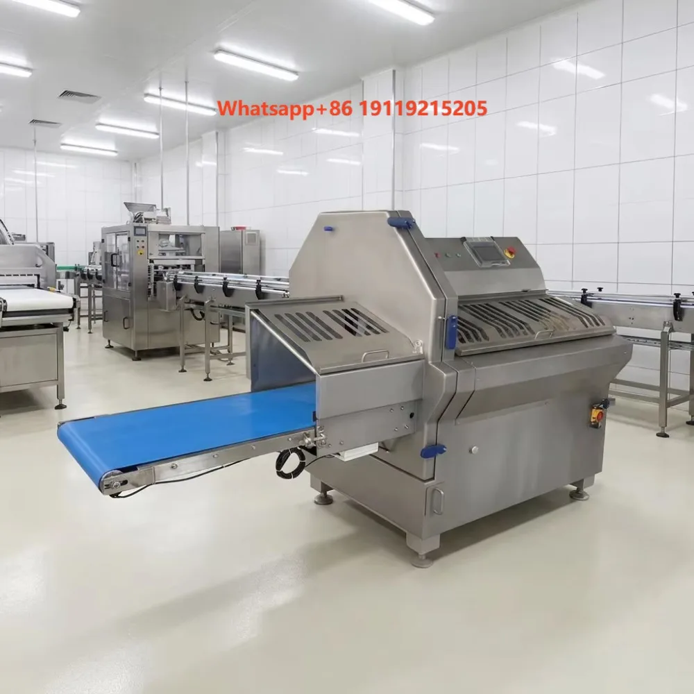 High Precision Commercial Automatic Meat Slicer Frozen Stainless Steel German Blade Adjustable Thickness Equipment