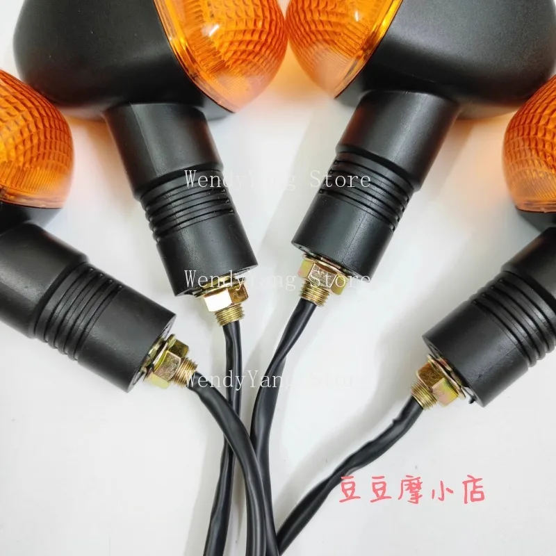 Universal Motorcycle Signal Turning Light for Haojue Suzuki Qjmotor GT125/S EN125 GSX125 HJ125 Indicator Flasher Yellow Winker