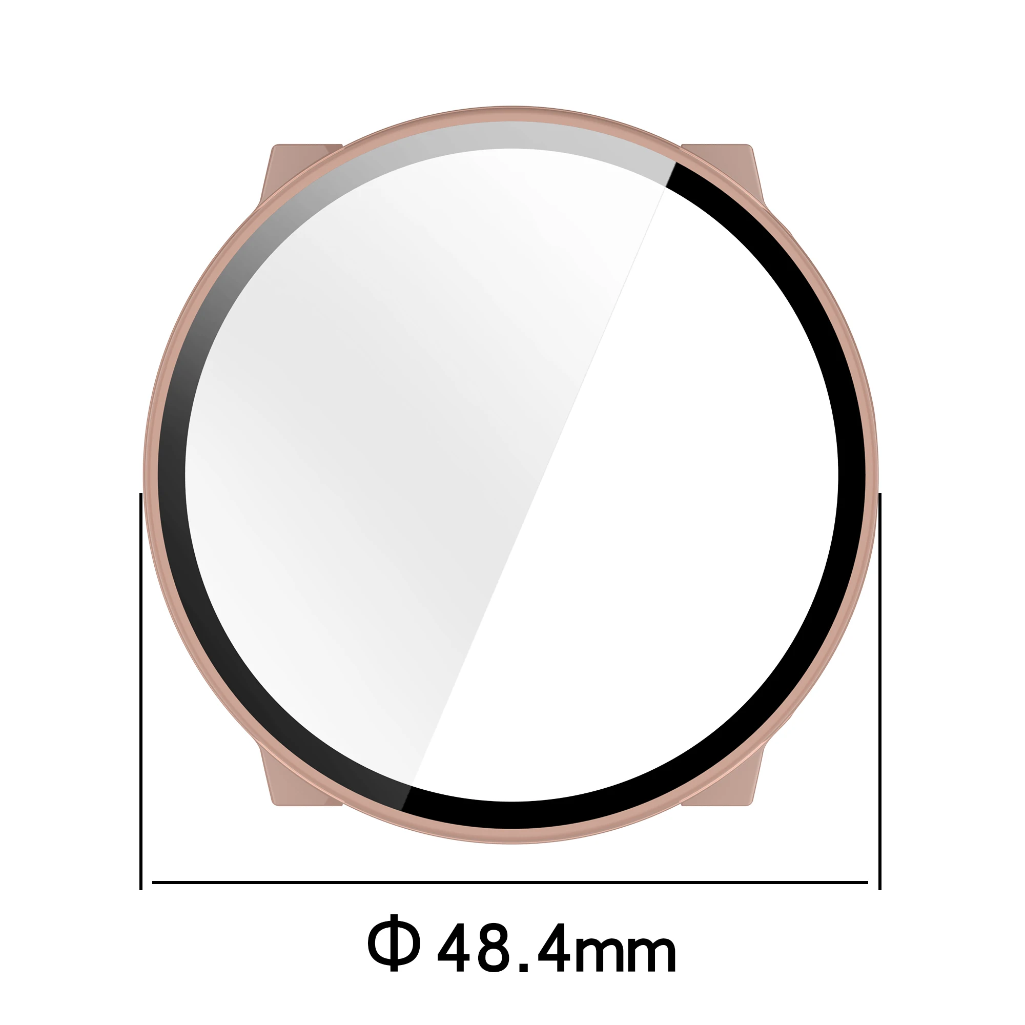 Suunto RUN Watch용 화면 보호 장치가 포함된 아머 하이브리드 케이스 커버 ‌ ‌ 전신 보호 및 충격 방지 시계 액세서리 ‌