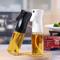 1pcs 200ml Oil Spray Bottle Kitchen BBQ Cooking Olive Oil Dispenser Camping Baking Empty Vinegar Soy Sauce Sprayer Containers