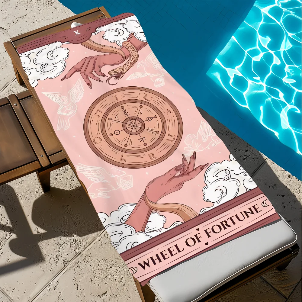 Eye of P-providence Towel Large Quick-Drying Microfiber soft Beach Towel for Travel Fitness Sauna Bathing Camping