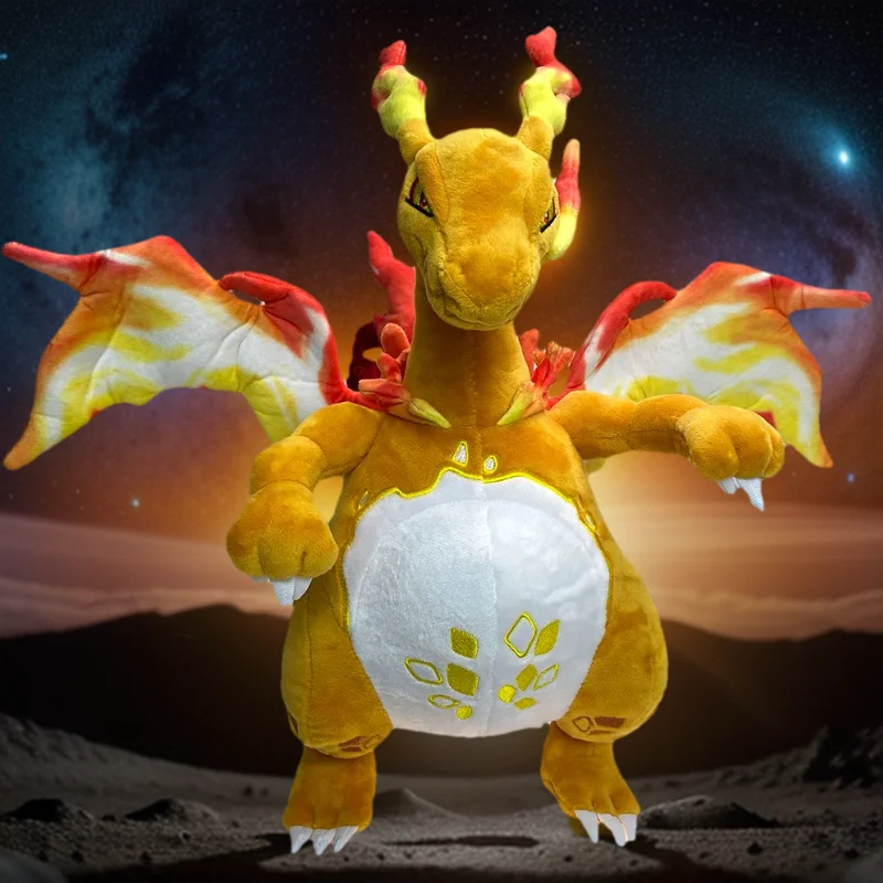 Pokemon LEGENDS Z-A Gigantamax Charizard 21 inches Plush Toy , Scarlet Violet Doll , Nintendo Sword and Shield Stuffed Animal