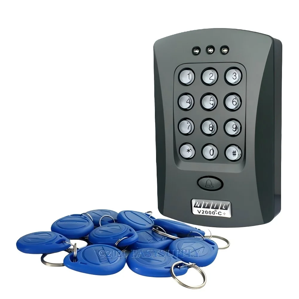 DIY RFID Access Control System Kit+180kg Magnetic Lock+2Remote Controls+Doorbell