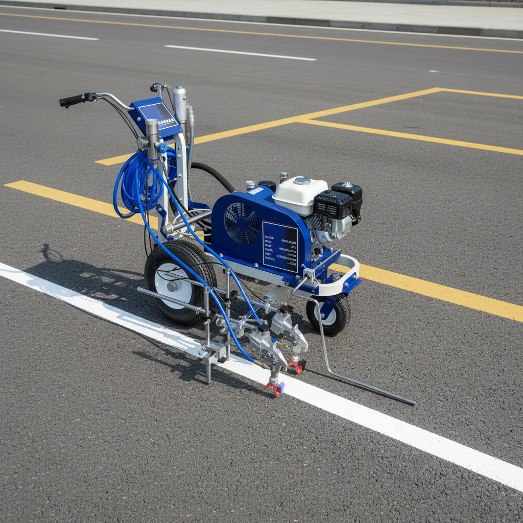 Spray Marking Machine Cold Paint Road Marking Machine For Parking Lots, Intersections And Sports Fields
