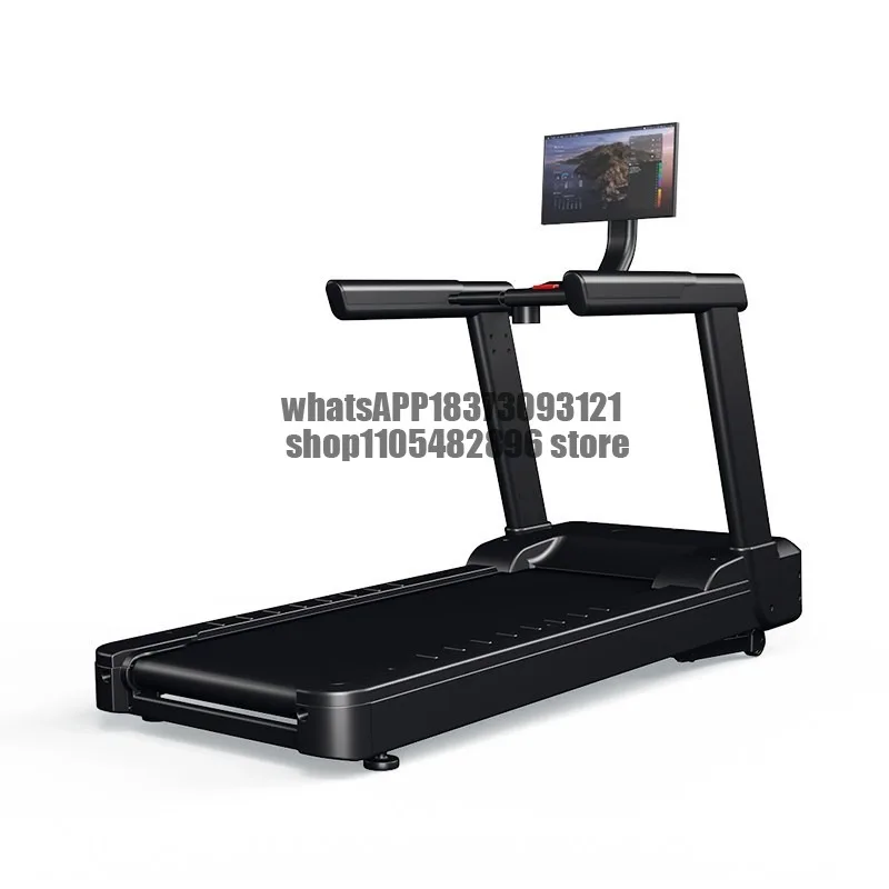 Screen projection treadmill wide running belt large gym plus screen projection multi-function