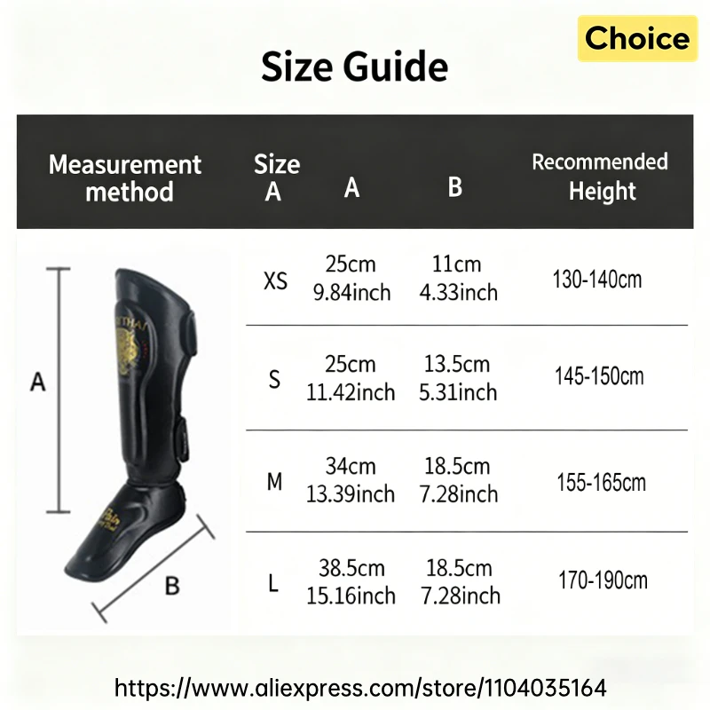 Tiger Muay Thai Kickboxing Shin Guards Durable Leg Instep Protector Pads Protective Gear Adult Youth Boxing MMA Free Combat