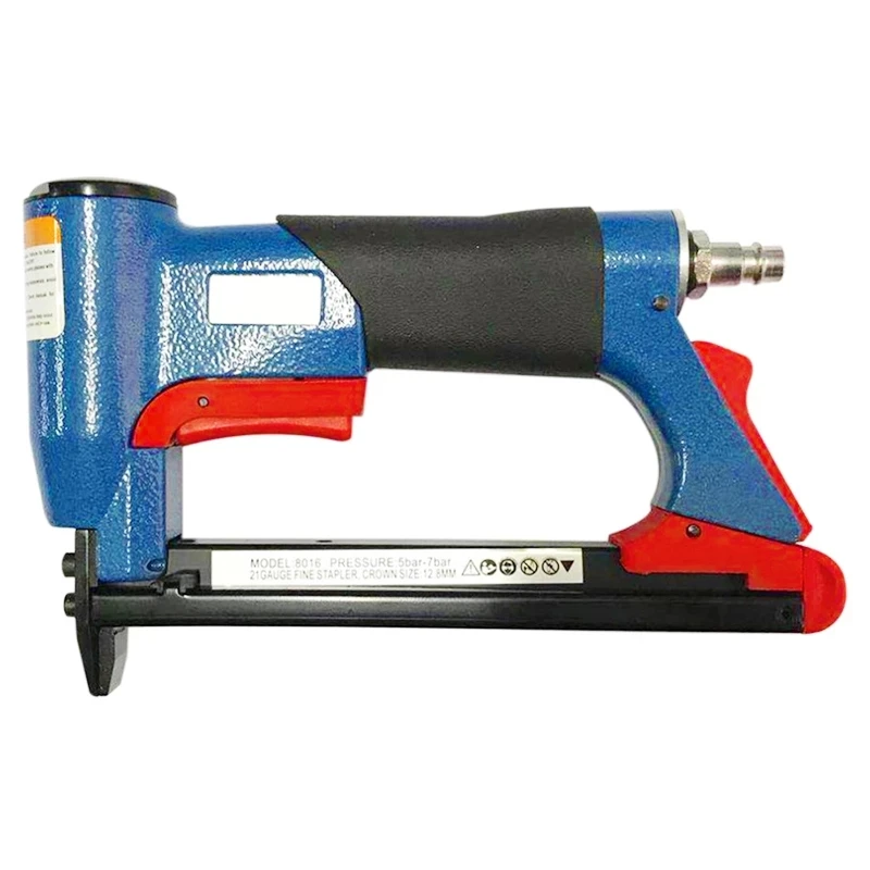 Imagem -04 - Pneumático ar Grampeador Nailer Fino Grampeador Ferramenta para Móveis U-tipo Pneumático Tira Carpintaria Pneumática ar Profissional