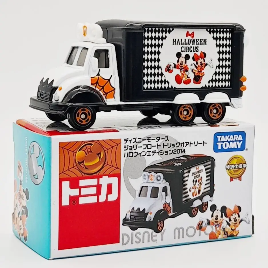 TAKARA TOMY Domeka Disney Dream Star Halloween Mickey Minnie Truck Model Alloy Car Collection Ornament