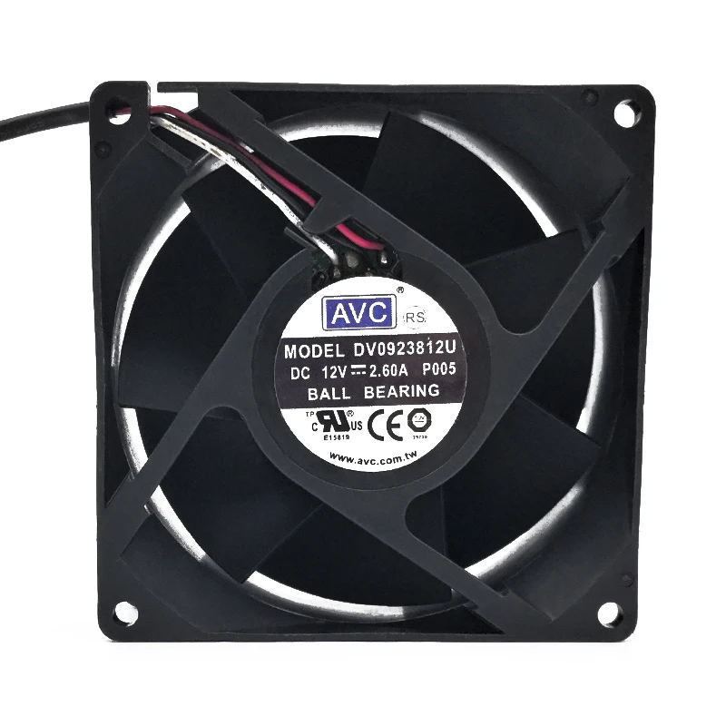 

НОВЫЙ ОРИГИНАЛЬНЫЙ DV0923812U 12 В 2,60 А 9038 90*90*38 мм 9 см охлаждающий вентилятор