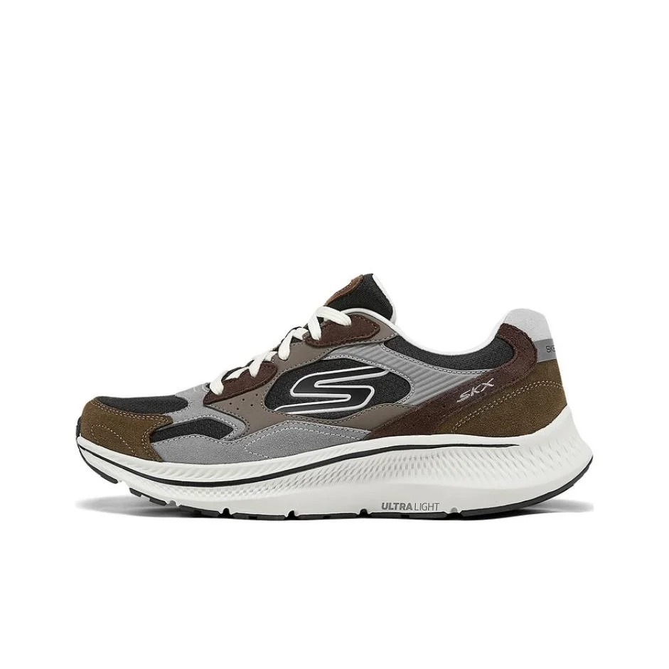 Skechers Go Run Consistent 2.0 Abrasion Resistant Abrasion Resistant Low top Casual Running Shoes Men's Brown Black 220872-BRBK