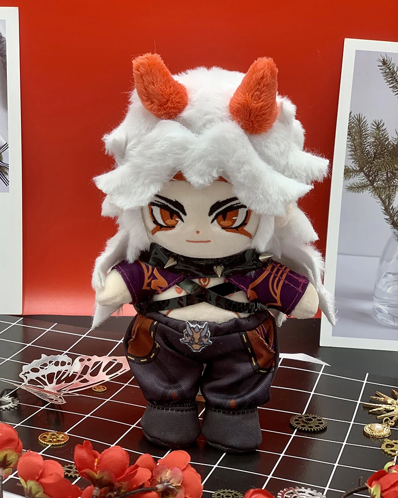 

Free Ship Genshin Impact Arataki Itto Plushiem 20cm Plush Doll Body With Clothes Cosplay Toy