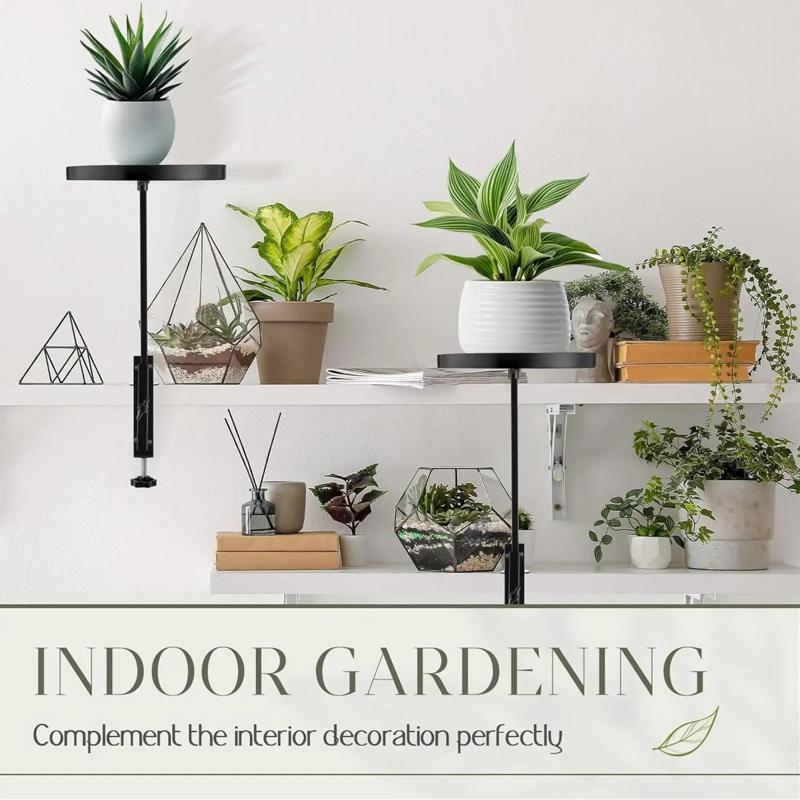 Floating Plant Shelves Metal Wall Holder Home Decor Window Plant Holder Wall Mounted Shelf For Propagation Hydroponics Flower