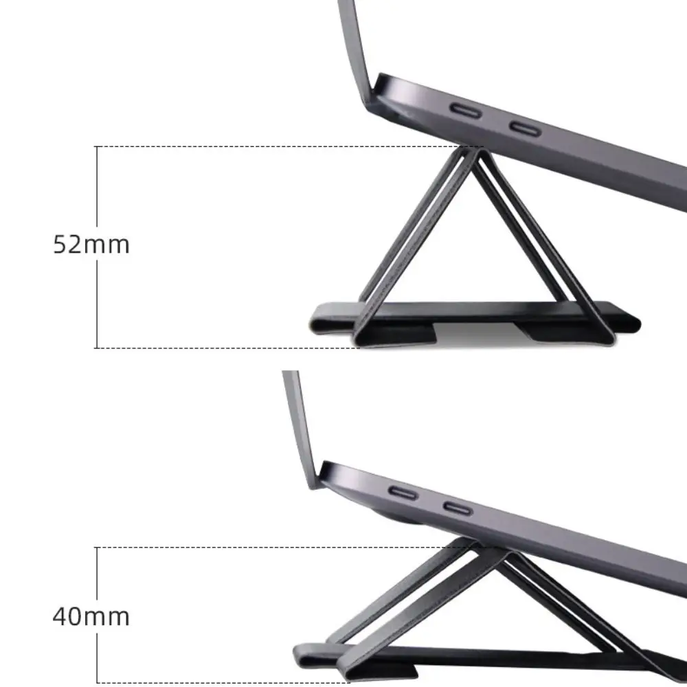 

New PU Foldable Tablet PU Stand Adjustable Foldable Laptop Holder Mount Accessories Computer Tablets Bracket