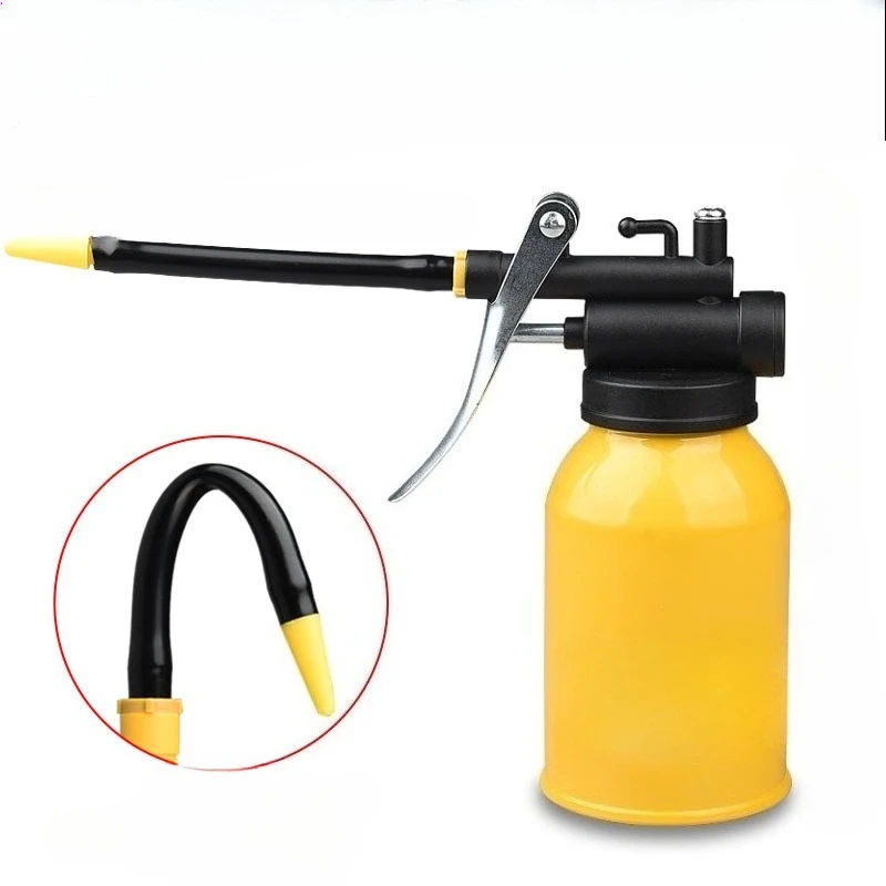 Oil Can Grease Gun – High Pressure Metal Lubrication Pump for Car, 200ml/250ml/300ml Bottle Repair Tool