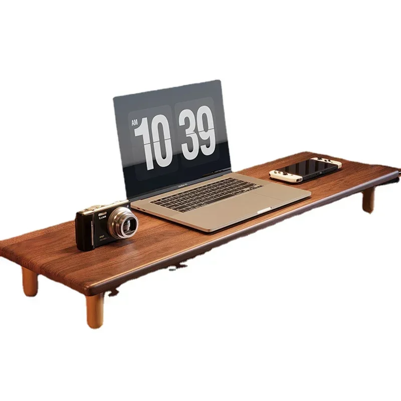 Computer Display Height Frame Sundry Multi-functional Storage Rack Solid Wood Screen Storage Base Screen Storage Holders