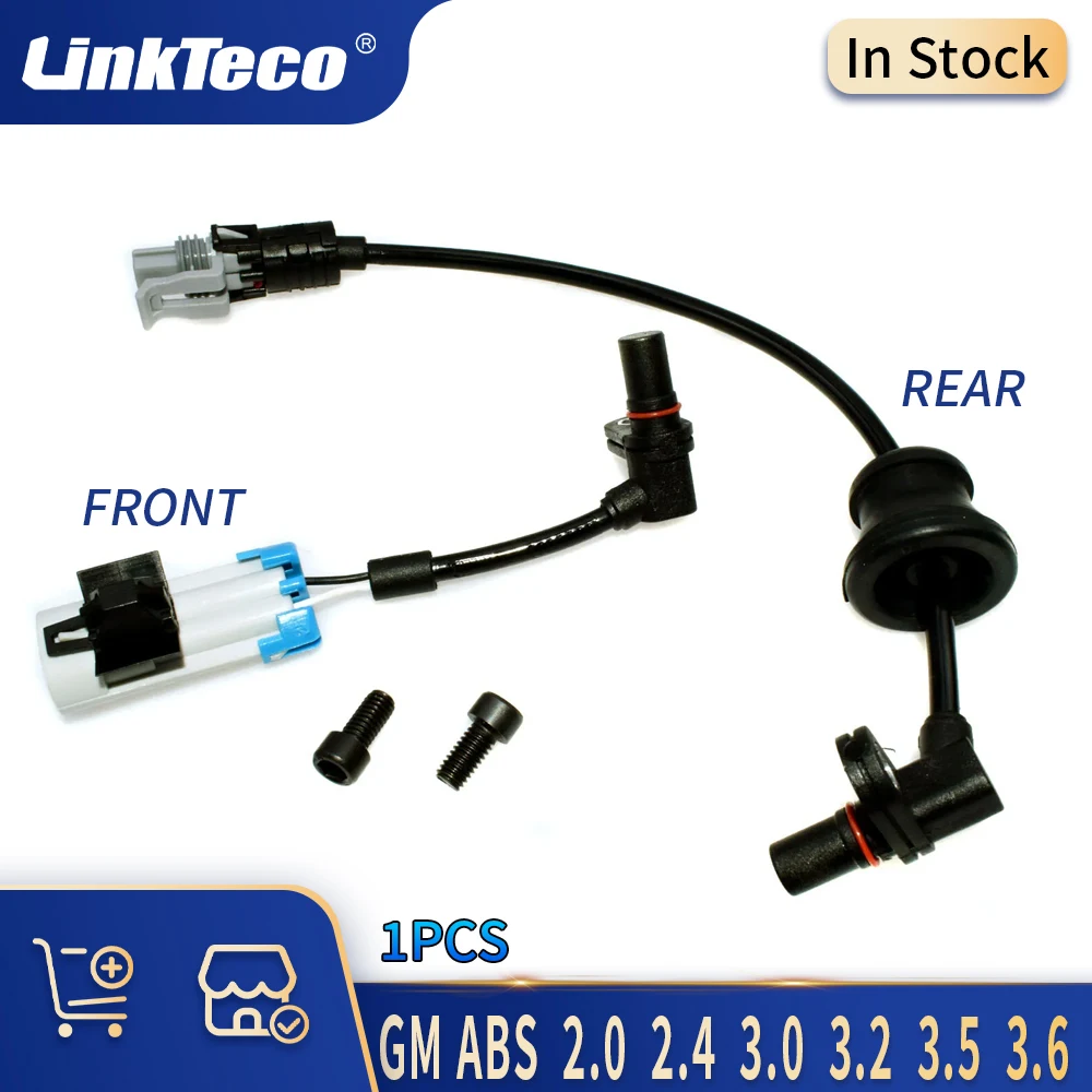 1pcs Engine Parts Front / Rear Left Right ABS Wheel Speed Sensor 2.4 3.0 3.2 3.4 3.5 3.6 L For CHEVROLET PONTIAC SATURN SUZUKI