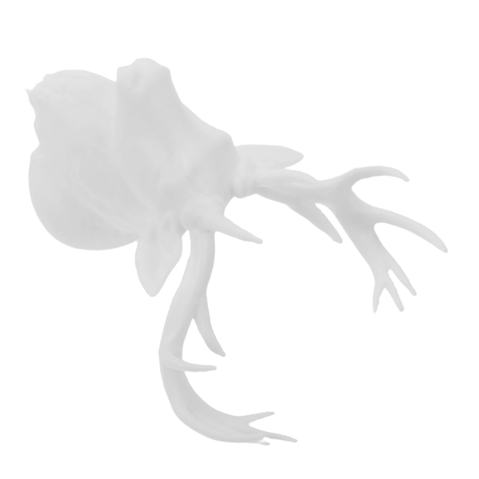 

Miniature Deer Head Wall Decoration Plastic Faux Skull For Dollhouse Boho Home Living Room Bedroom Decor Lightweight Animal