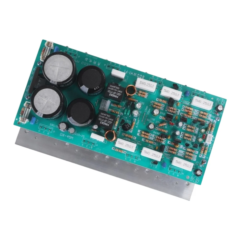 High Power Dual Channel For amplifier Module with Integrated Power Converter Filter and Wide Impedance Matching Capabilities
