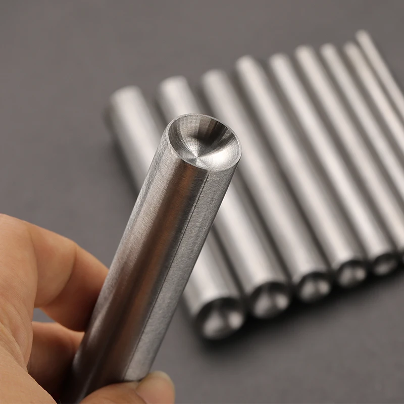 Fungo Punch fungo rivetto Hit Nail Installation Tool Mold fai da te fatto a mano in pelle cintura Punch Hand Knock Round Cap Nail Punch