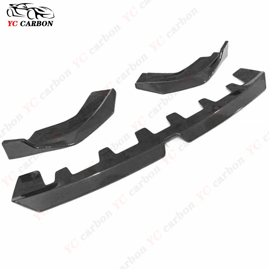 For BMW 3 Series G20 G28 2023+ Carbon Fiber Front lip Car Front Bumper Diverter Spoiler Diffuser Front lip chin MP style